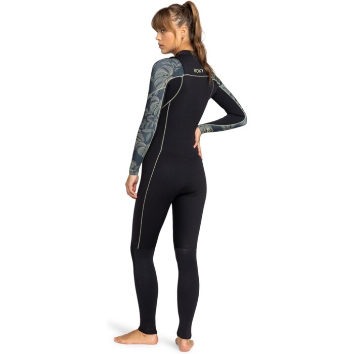 2024 Roxy Womens Elite XT 4/3mm Chest Zip Wetsuit ERJW103134 - Anthracite The Palms Wetsuit